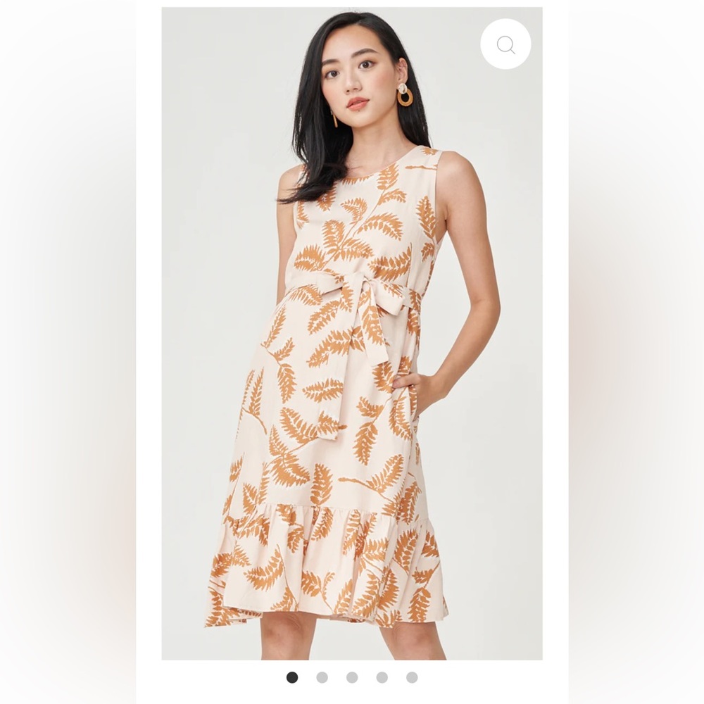 Maternity and nursing dress